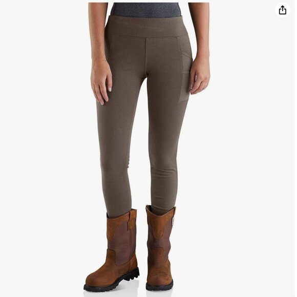Carhartt Pants - Carhartt Women's Force Fitted Lightweight Utility Legging 1X NWT TARMAC